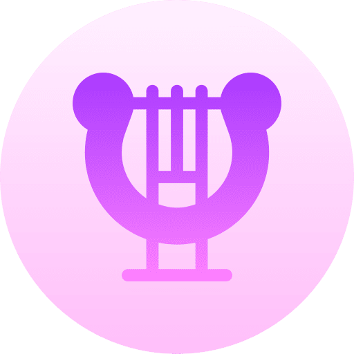 Harp lyre musical instrument harp icon Harp lyre musical instrument harp icon