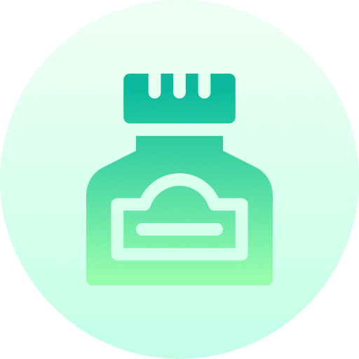 Ink art and design office ink bottle icon Ink art and design office ink bottle icon