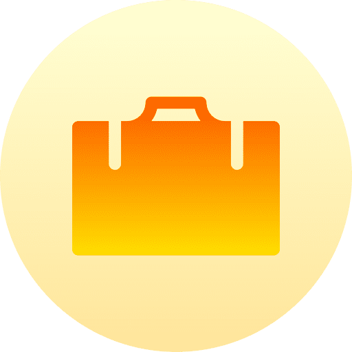 Briefcase bag business and finance business icon Briefcase bag business and finance business icon