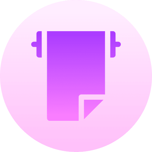 Paper roll tissue art and design design icon Paper roll tissue art and design design icon