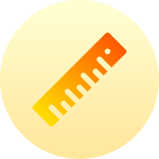 Ruler measuring tape art and design ruler icon Ruler measuring tape art and design ruler icon