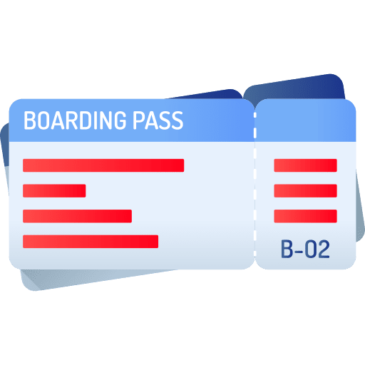 Boarding pass boarding card boarding pass plane tickets icon