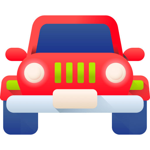 Car allterrain vehicle transportation icon Car allterrain vehicle transportation icon
