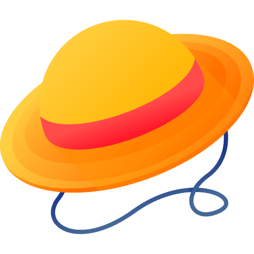 Hat sunhat sun accesory icon