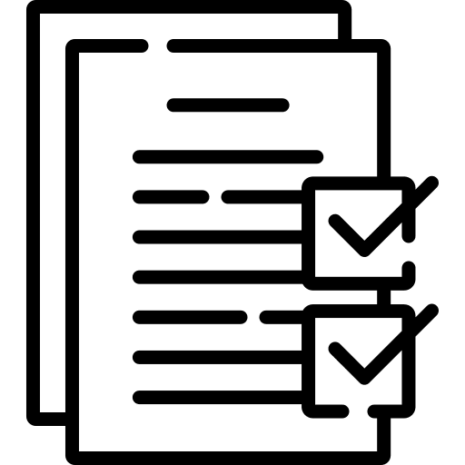 Compliance work order clipboard files and folders icon Compliance work order clipboard files and folders icon