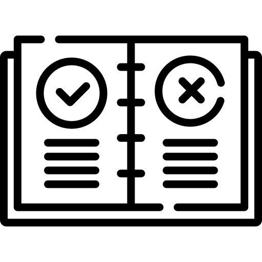 Compliant file book list icon