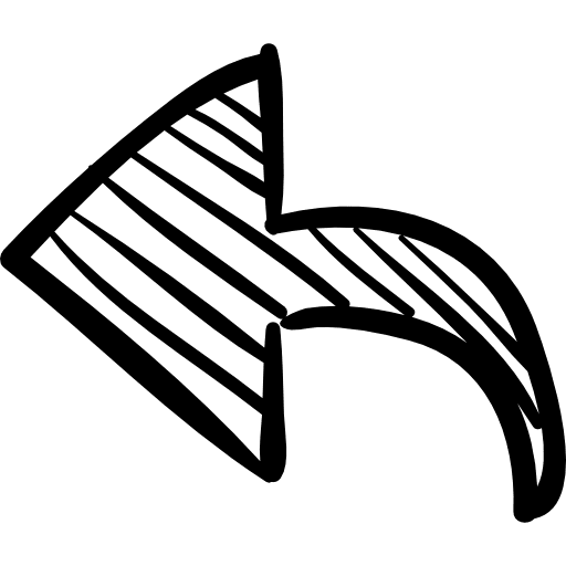 Left arrow sketch arrow left go back icon