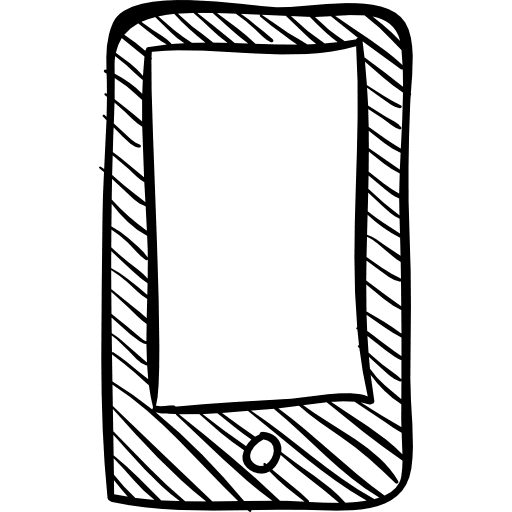 Tablet computer sketch phone computer sketch icon