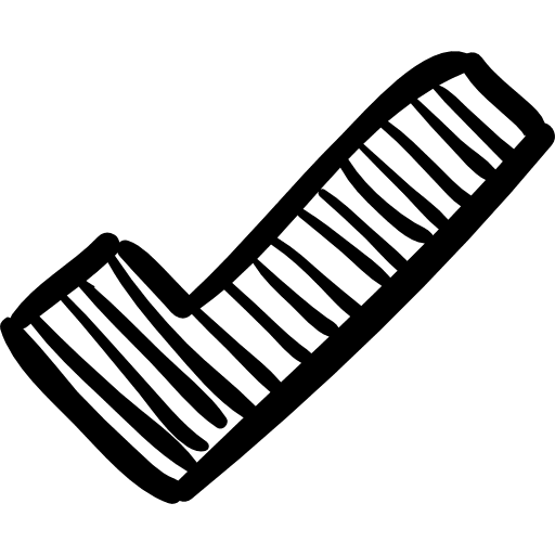 Verification sign sketch interface sign sketch icon