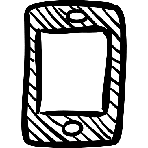 Mobile phone sketch phone sketch tool icon