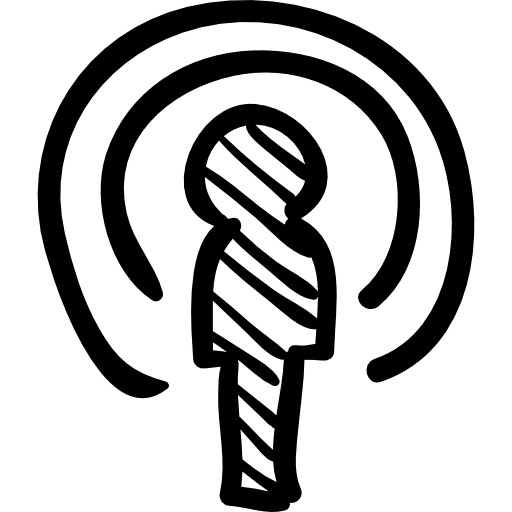 Connected person social sketch sketch connected shape icon