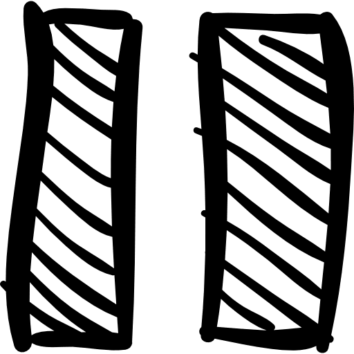 Stats bars comparison sketch bars stats vertical icon
