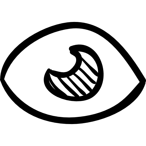 Visible visualization option eye sketch visible tool opened icon