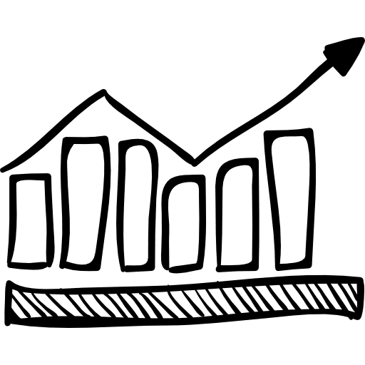 Bars stats graphic stats statistics graphic icon