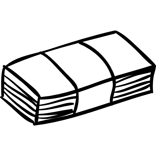 Bills stack commercial stacked icon