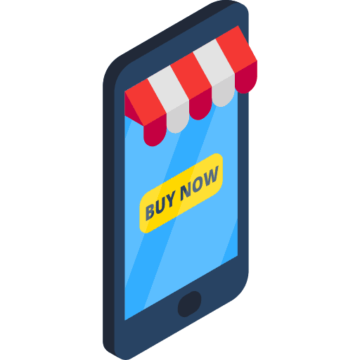 Online shopping mobile phone shopping online computer icon