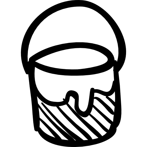 Paint cube sketch sketched container cube icon