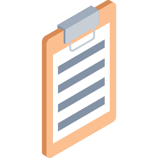 Clipboard tools and utensils list miscellaneous icon