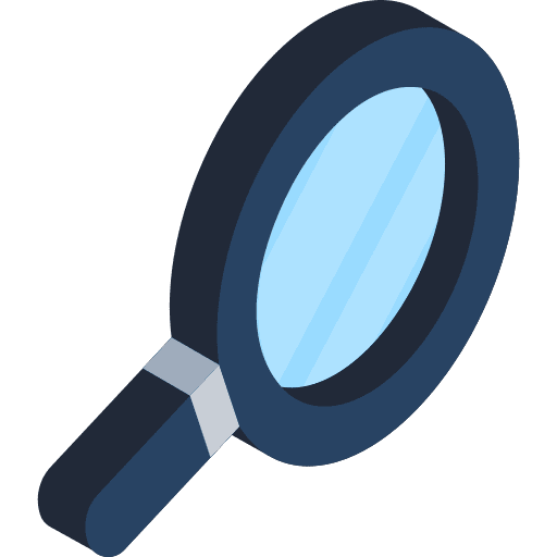 Search interface magnifier tools and utensils icon