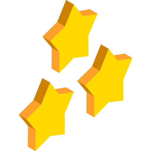 Star rating interface stars rating icon