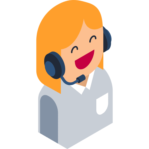 Female customer service female female customer icon