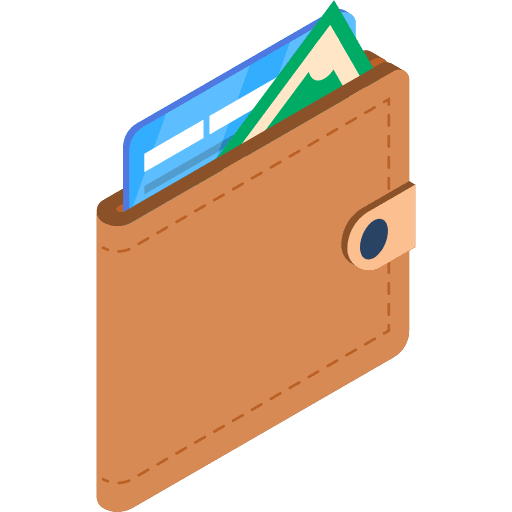 Wallet wallet card notes icon