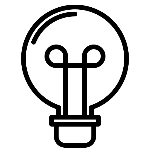 Idea electronics innovation concept icon