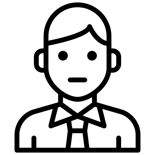 Manager redhead caucasian manager icon