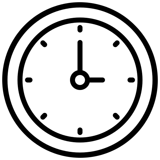 Clock time time management organization icon Clock time time management organization icon