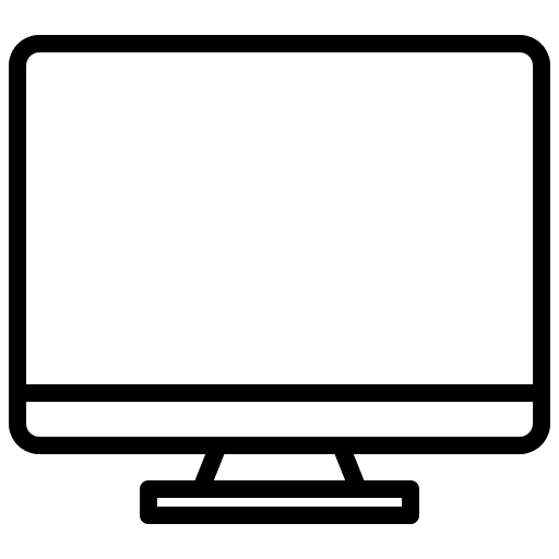 Computer screen device electronics icon Computer screen device electronics icon