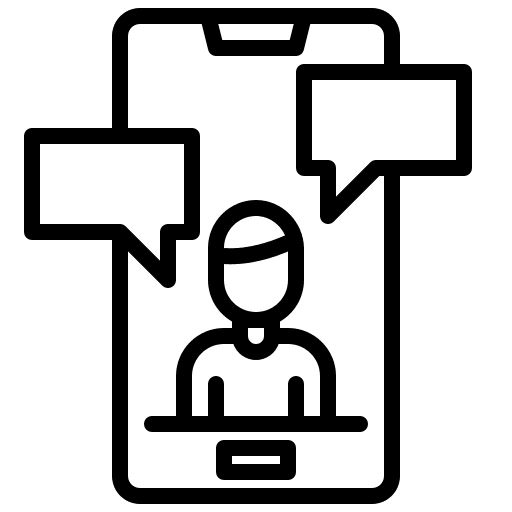 Video call speech bubble management video call icon Video call speech bubble management video call icon