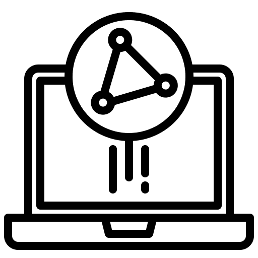 Share computer laptop share icon Share computer laptop share icon