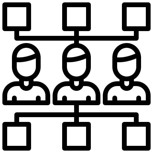 Workflow user project people icon Workflow user project people icon