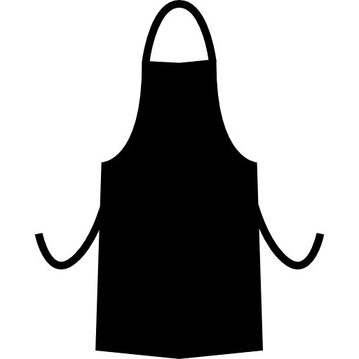 Apron silhouette silhouette tool kitchen icon