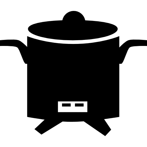 Tall kitchen pan with cover cover pan kitchen pack icon