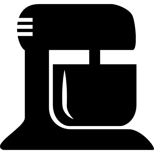 Mixer kitchen tool side view kitchen pack mix tools and utensils icon