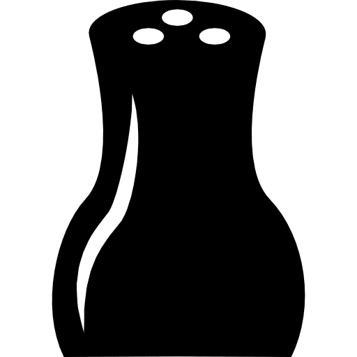 Kitchen utensil for salt tools kitchen pack salt icon