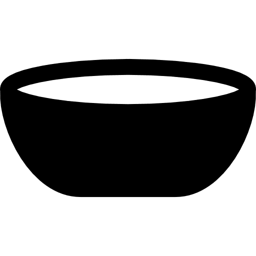 Rounded bowl kitchen utensils rounded utensils icon