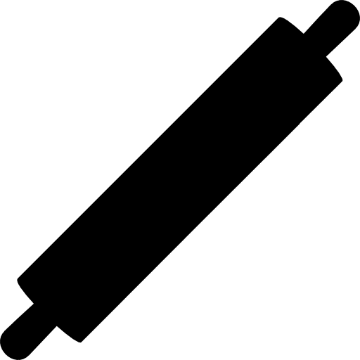 Cooking roller silhouette roller cooking tools and utensils icon