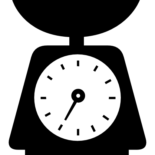 Food scale tool food tool weight icon