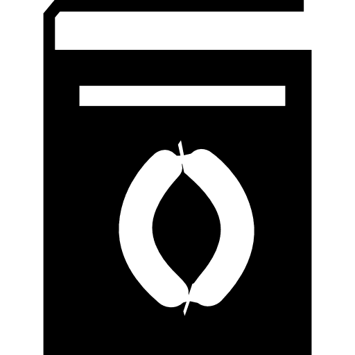 Meat recipes book books kitchen tool icon