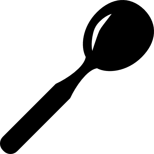 Bucket for dessert kitchen pack spoon eating icon