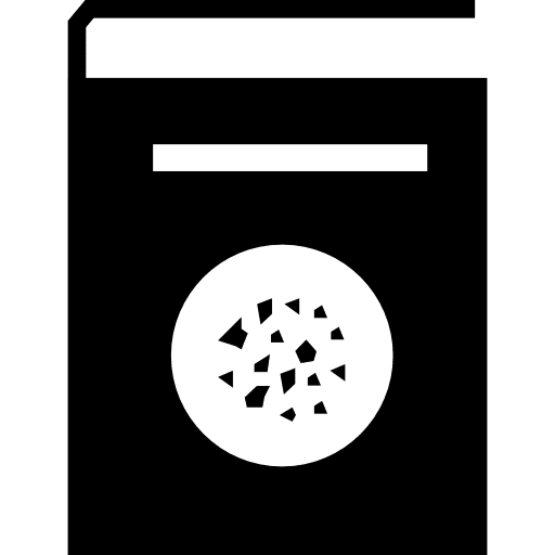 Cooking recipes book kitchen food book icon