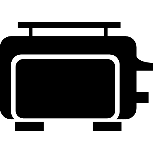 Toaster tool electrical cook icon