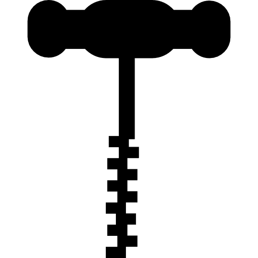 Opener for wine bottles tools wine silhouette icon