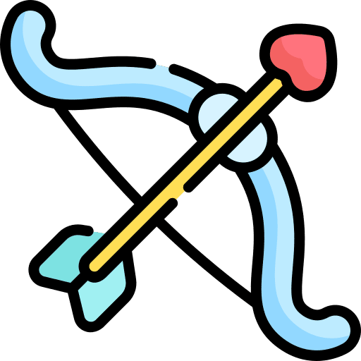 Arc valentines cupid romantic icon