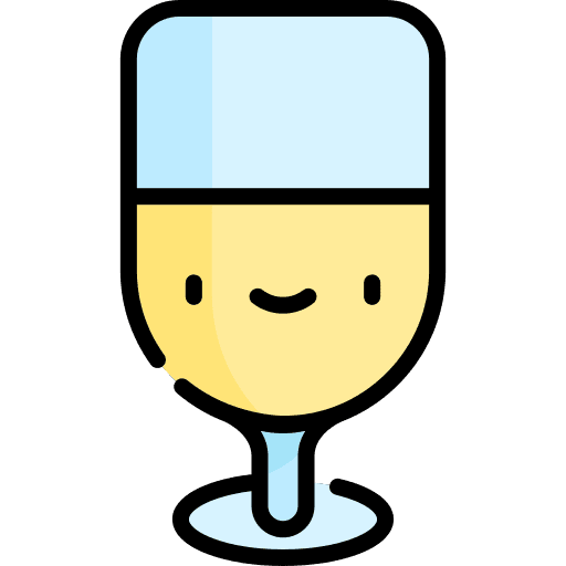 Champagne food glass champagne icon