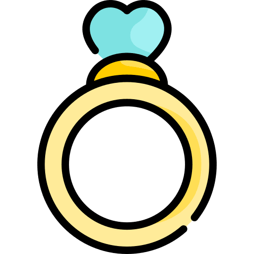 Ring ring valentines day wedding icon