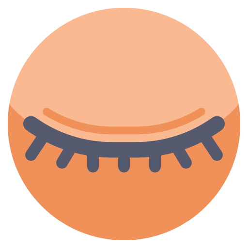 Eyelashes healthcare and medical eye makeup icon