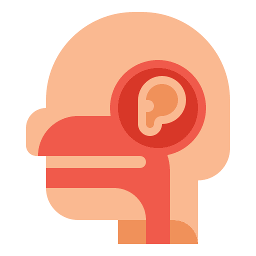 Head throat head anatomy icon